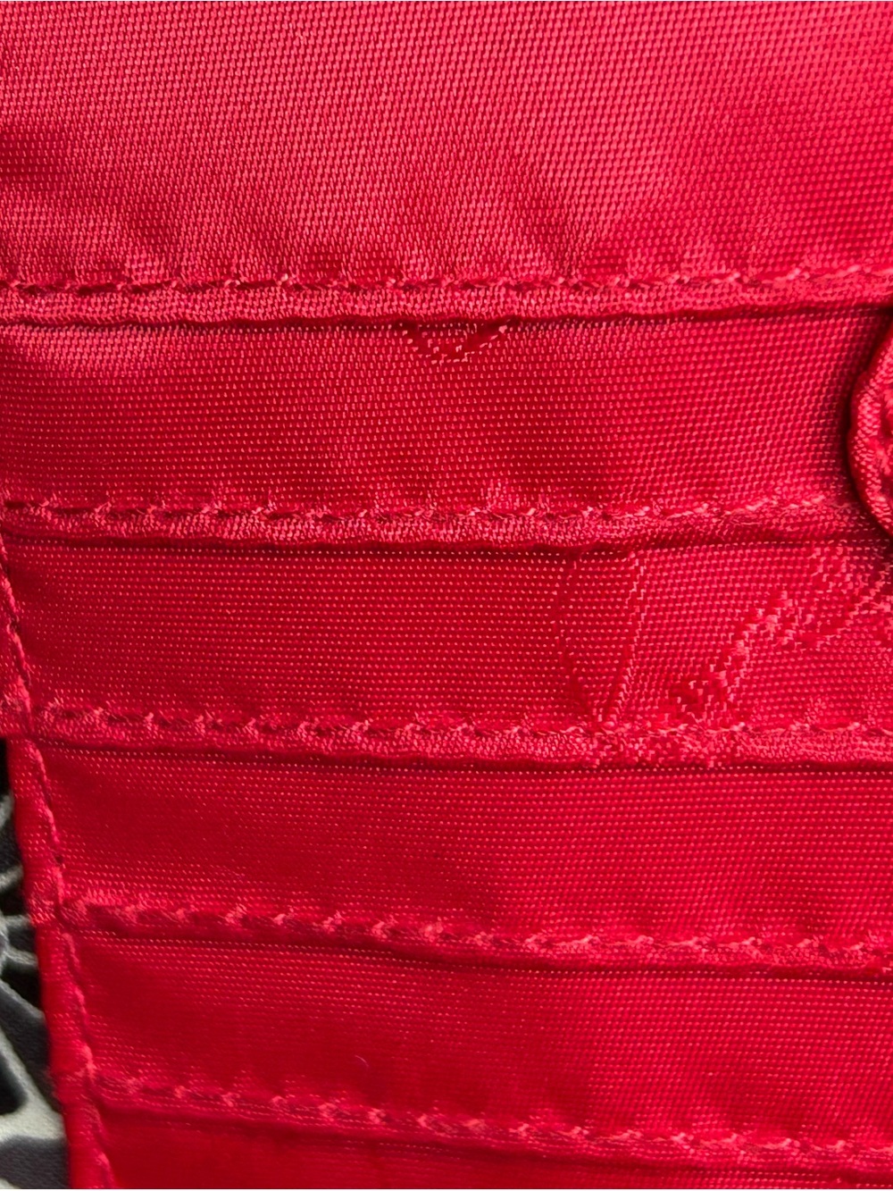NWOT cherry. 🍒Vera Bradley Floral Quilted Trifold Wallet - Pink & Red - Picture 12 of 12